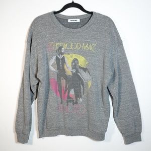 Daydreamer Fleetwood Mac Rumours Cotton Blend Crew Neck Pullover Sweatshirt S